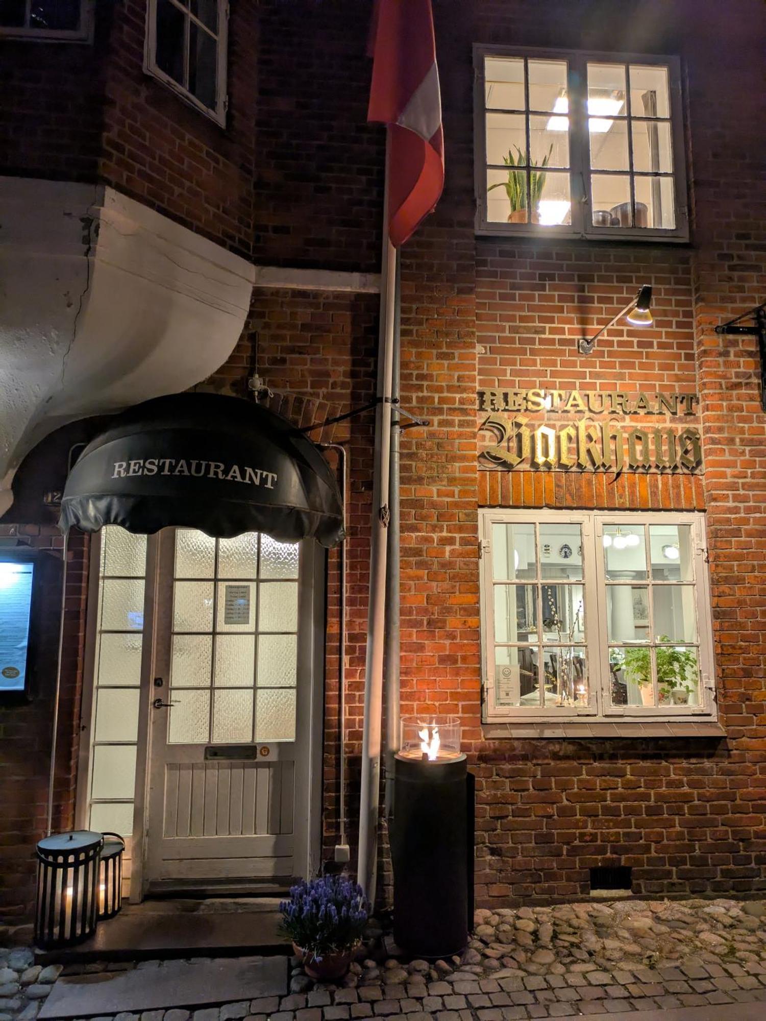 Restaurant Backhaus Otel Ribe Dış mekan fotoğraf